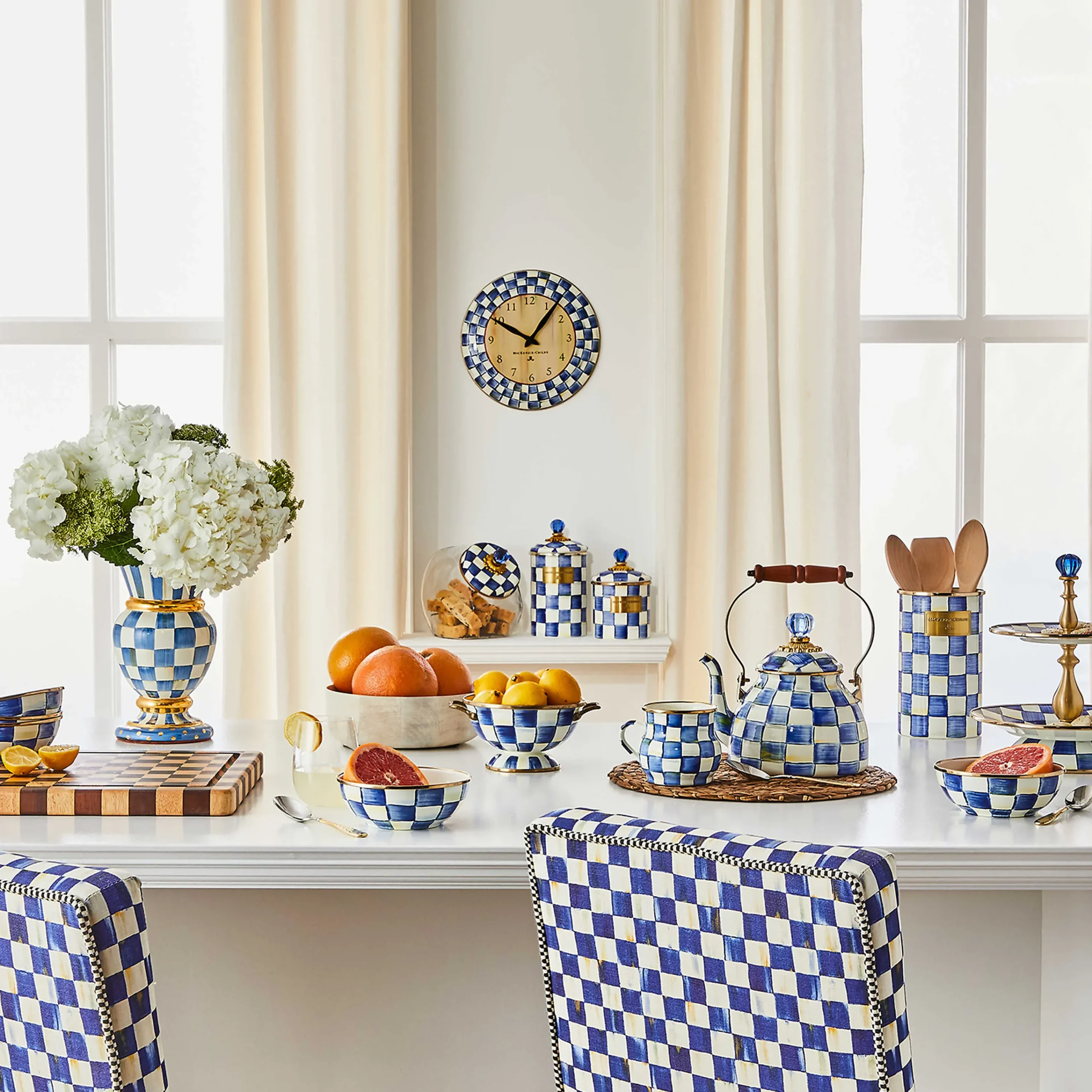 MacKenzie-Childs Serveware<Royal Check Simply Anything Bowl