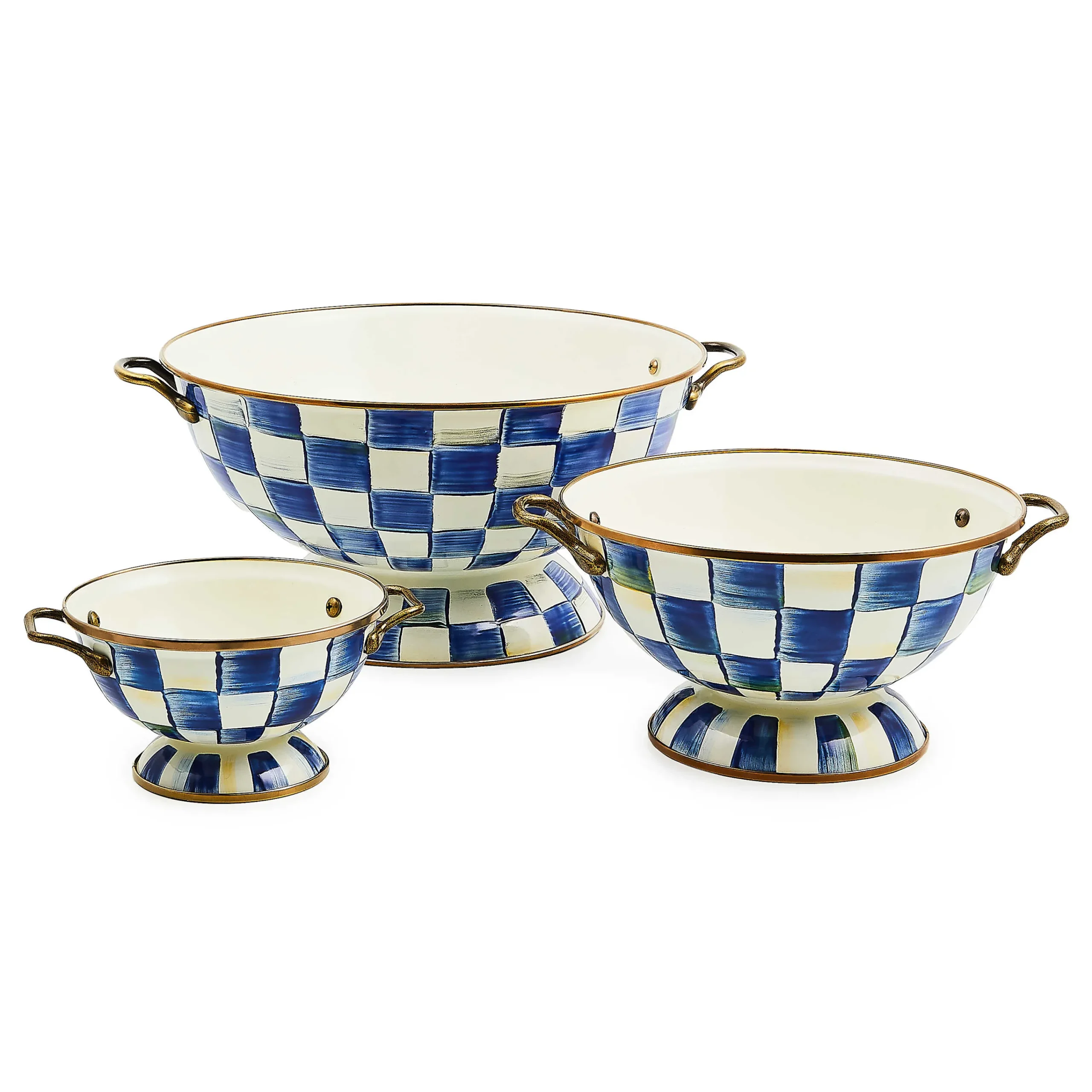 MacKenzie-Childs Serveware<Royal Check Simply Anything Bowl