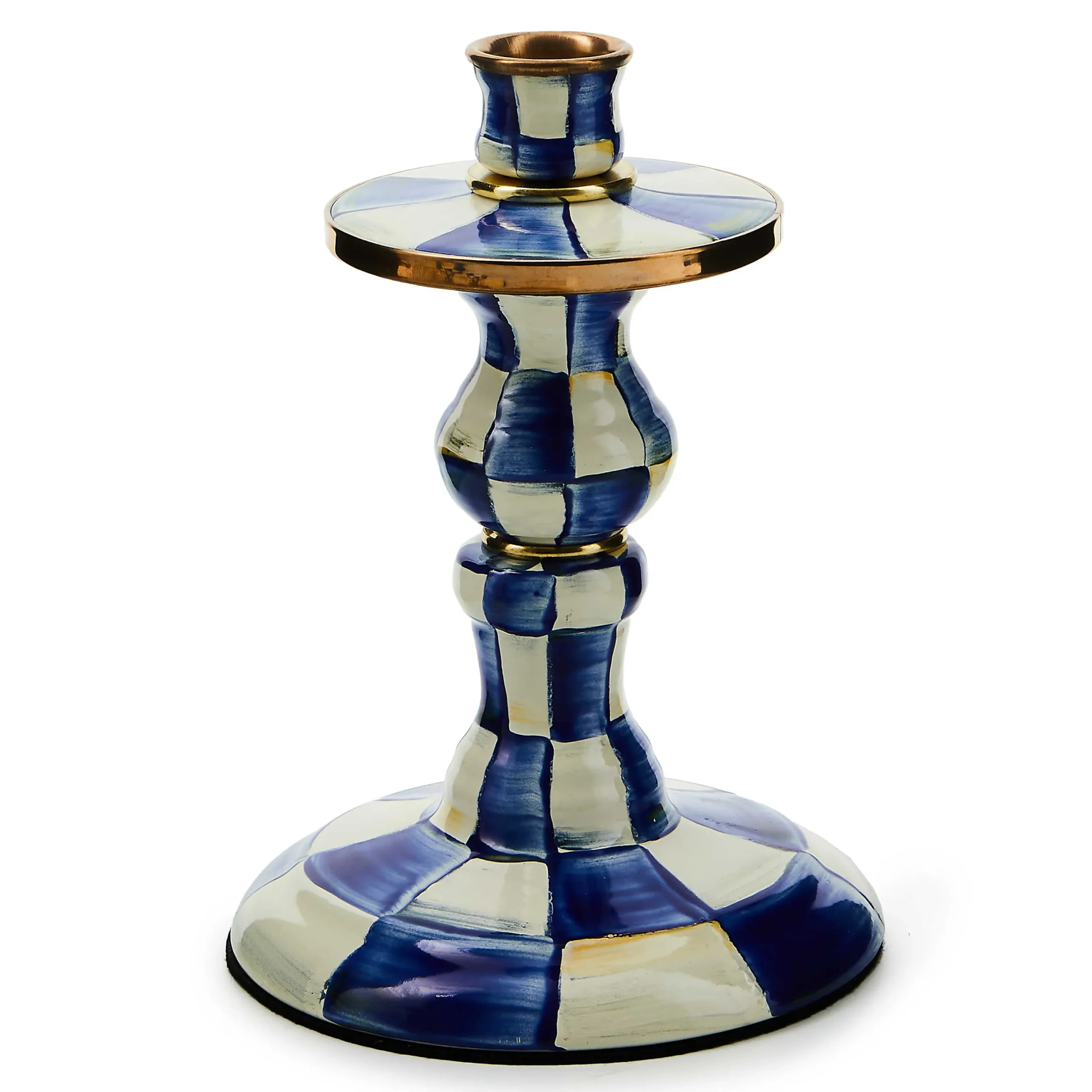MacKenzie-Childs Candles & Fragrances<Royal Check Small Candlestick