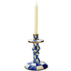 MacKenzie-Childs Candles & Fragrances<Royal Check Small Candlestick