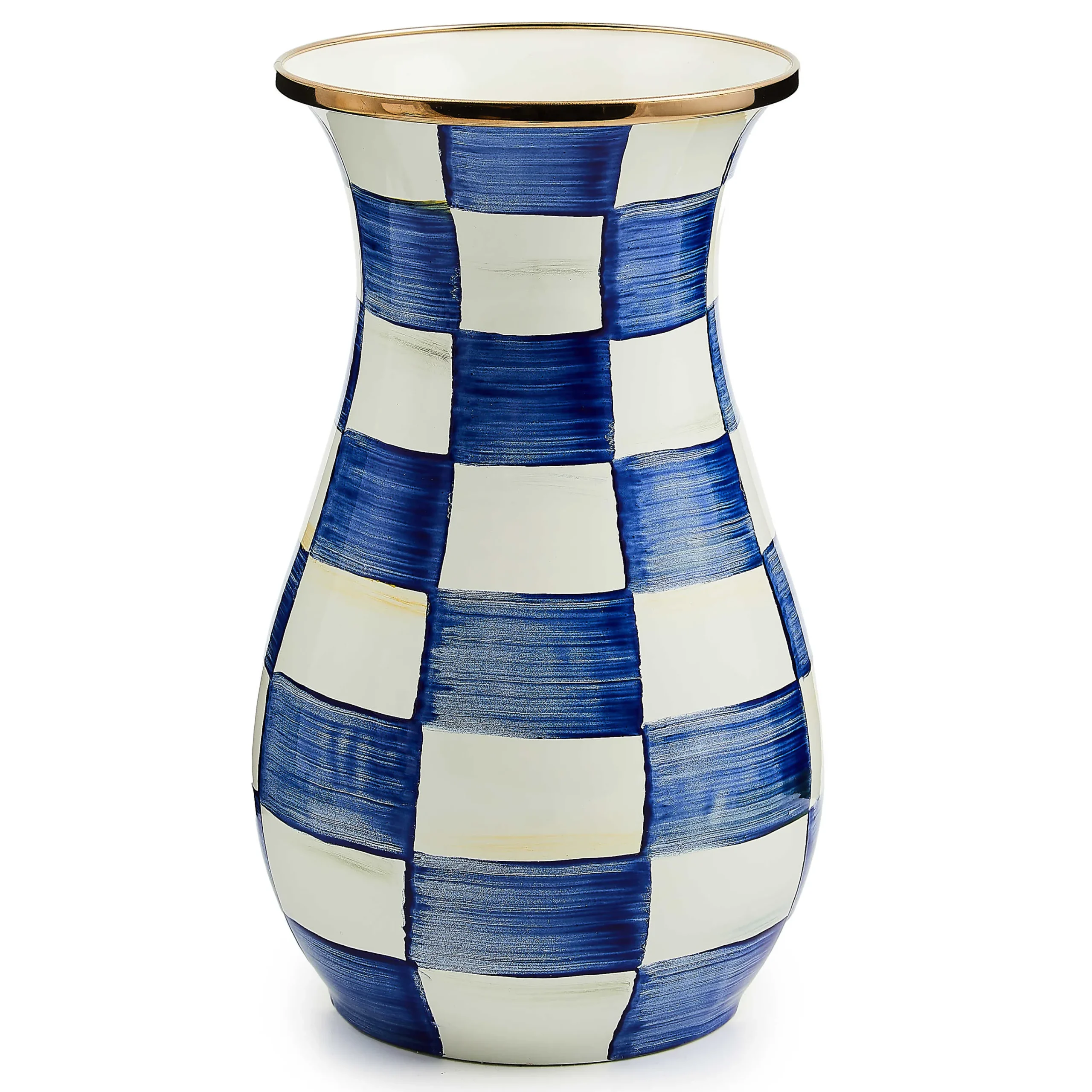MacKenzie-Childs Spring|Room Accents<Royal Check Tall Vase
