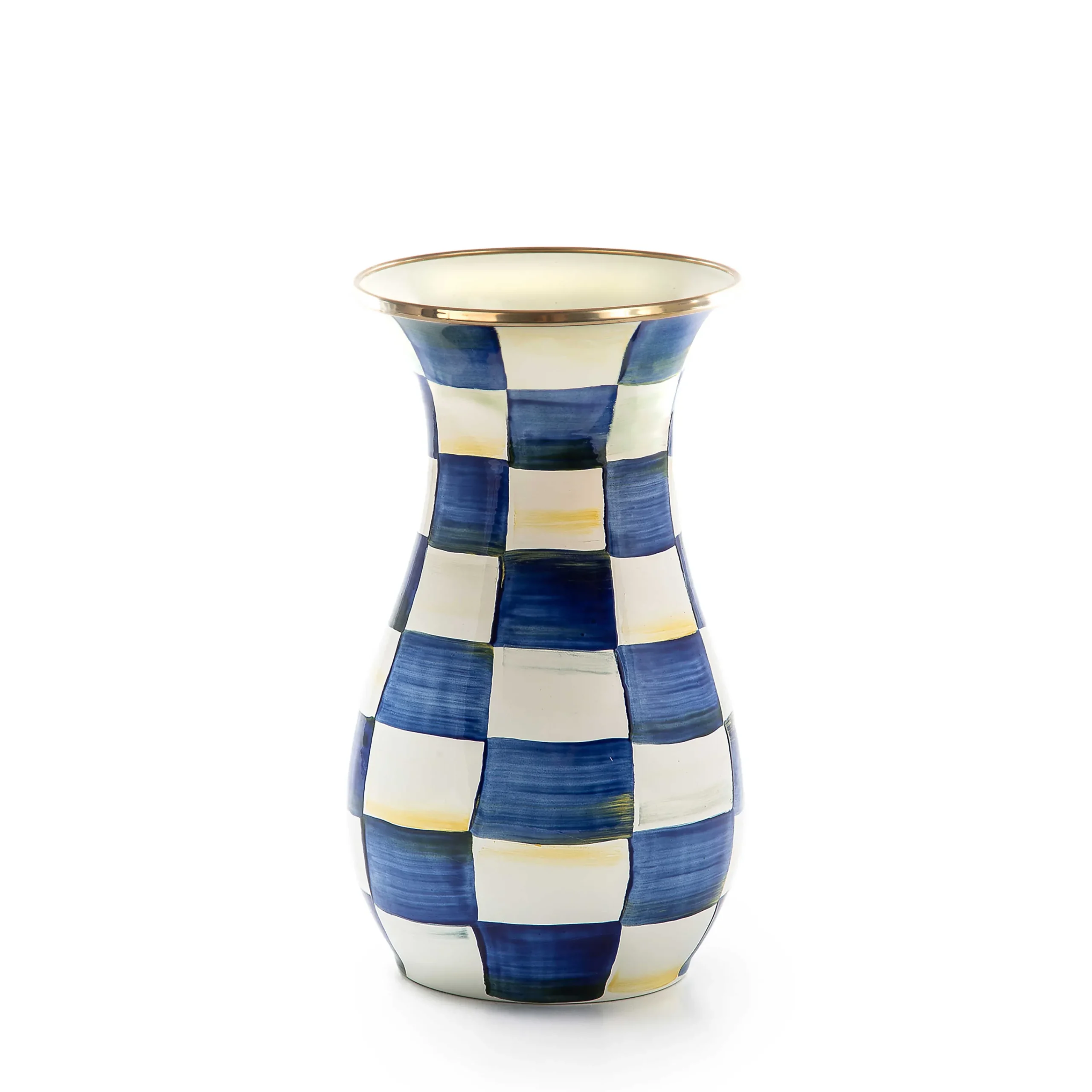 MacKenzie-Childs Spring|Room Accents<Royal Check Tall Vase