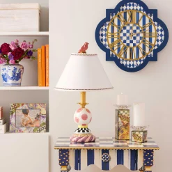 MacKenzie-Childs Room Accents<Royal Check Tile Wall Clock