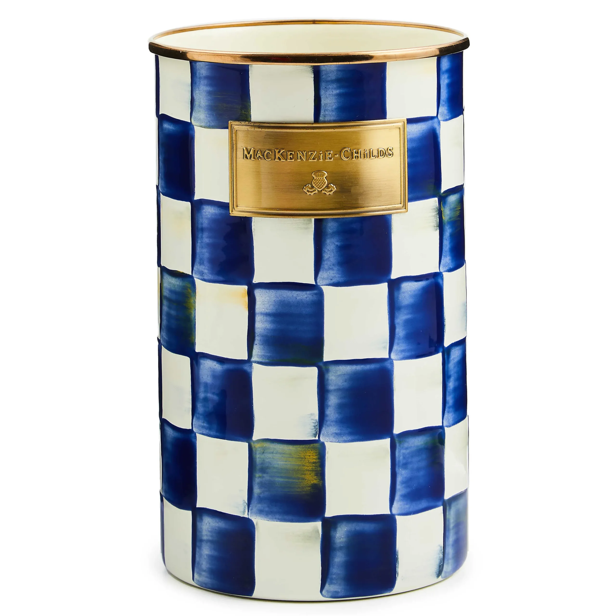 MacKenzie-Childs Kitchen Storage & Organization<Royal Check Utensil Holder