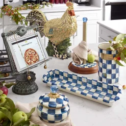 MacKenzie-Childs Kitchen Storage & Organization<Royal Check Utensil Holder