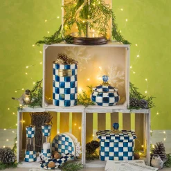 MacKenzie-Childs Kitchen Storage & Organization<Royal Check Utensil Holder