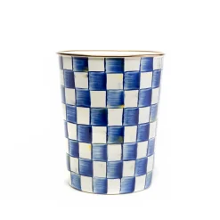 MacKenzie-Childs Bath & Bath Accessories|Room Accents<Royal Check Waste Bin