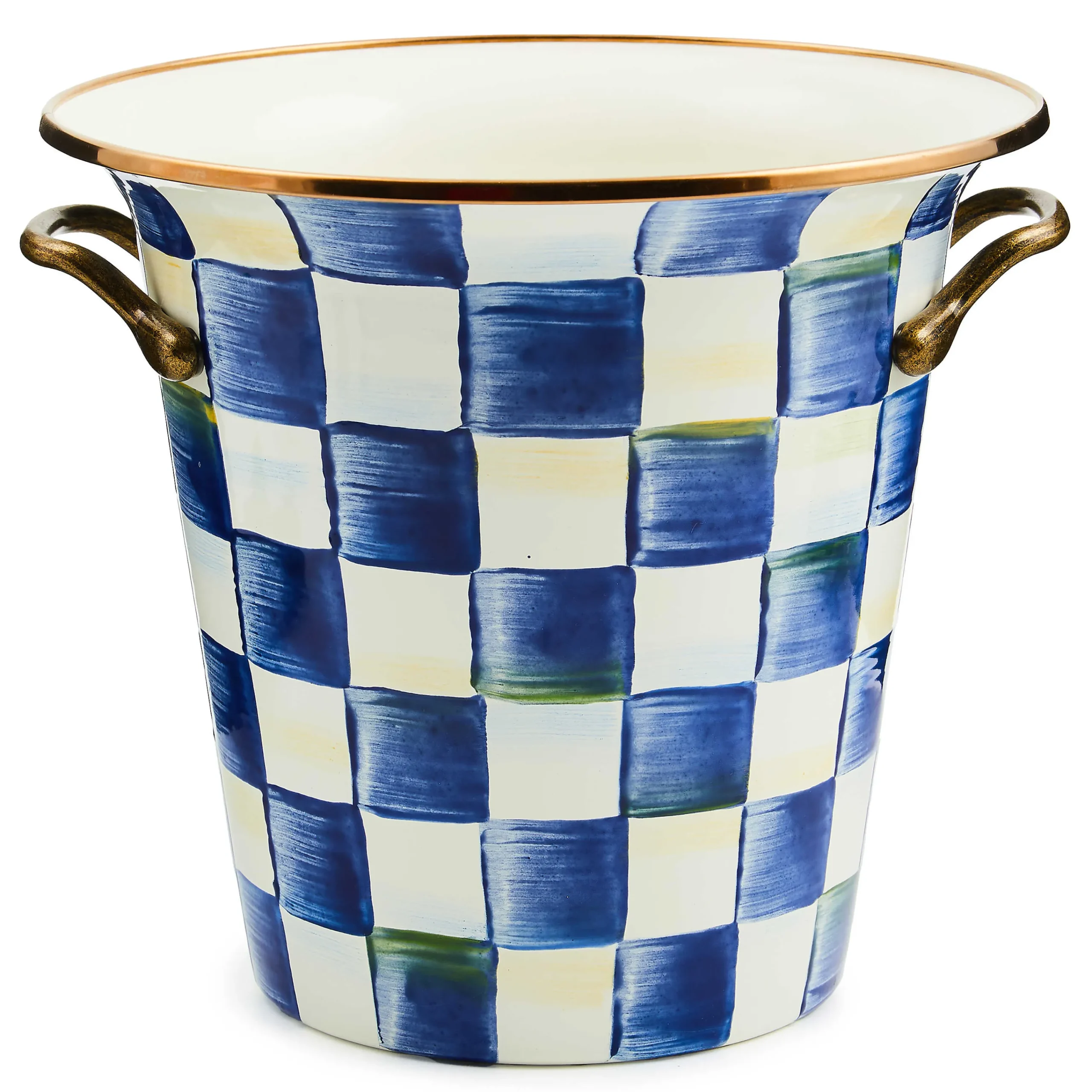 MacKenzie-Childs Drinkware|Bar Entertaining<Royal Check Wine Cooler