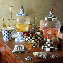 MacKenzie-Childs Drinkware|Bar Entertaining<Royal Check Wine Cooler