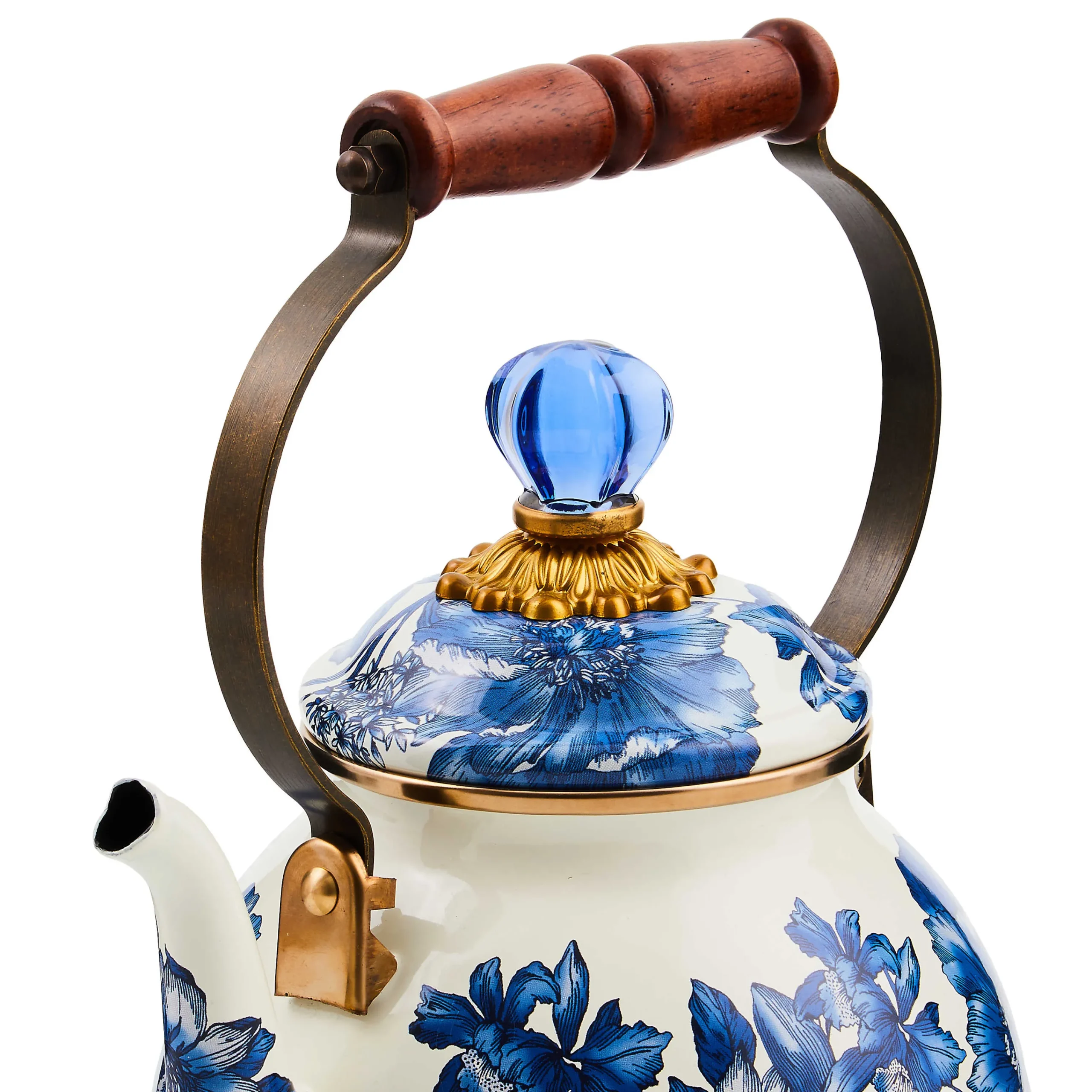 MacKenzie-Childs The Coffee Shop|Tea Kettles<Royal English Garden 2 Quart Tea Kettle