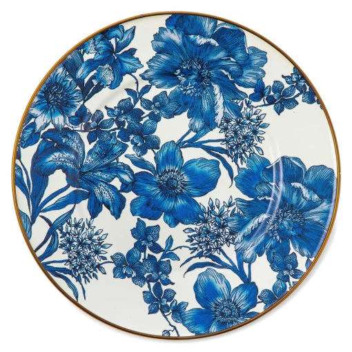 MacKenzie-Childs Spring|Dinnerware & Flatware<Royal English Garden Enamel Salad/Dessert Plate