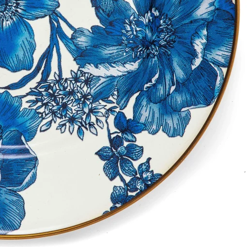 MacKenzie-Childs Spring|Dinnerware & Flatware<Royal English Garden Enamel Salad/Dessert Plate