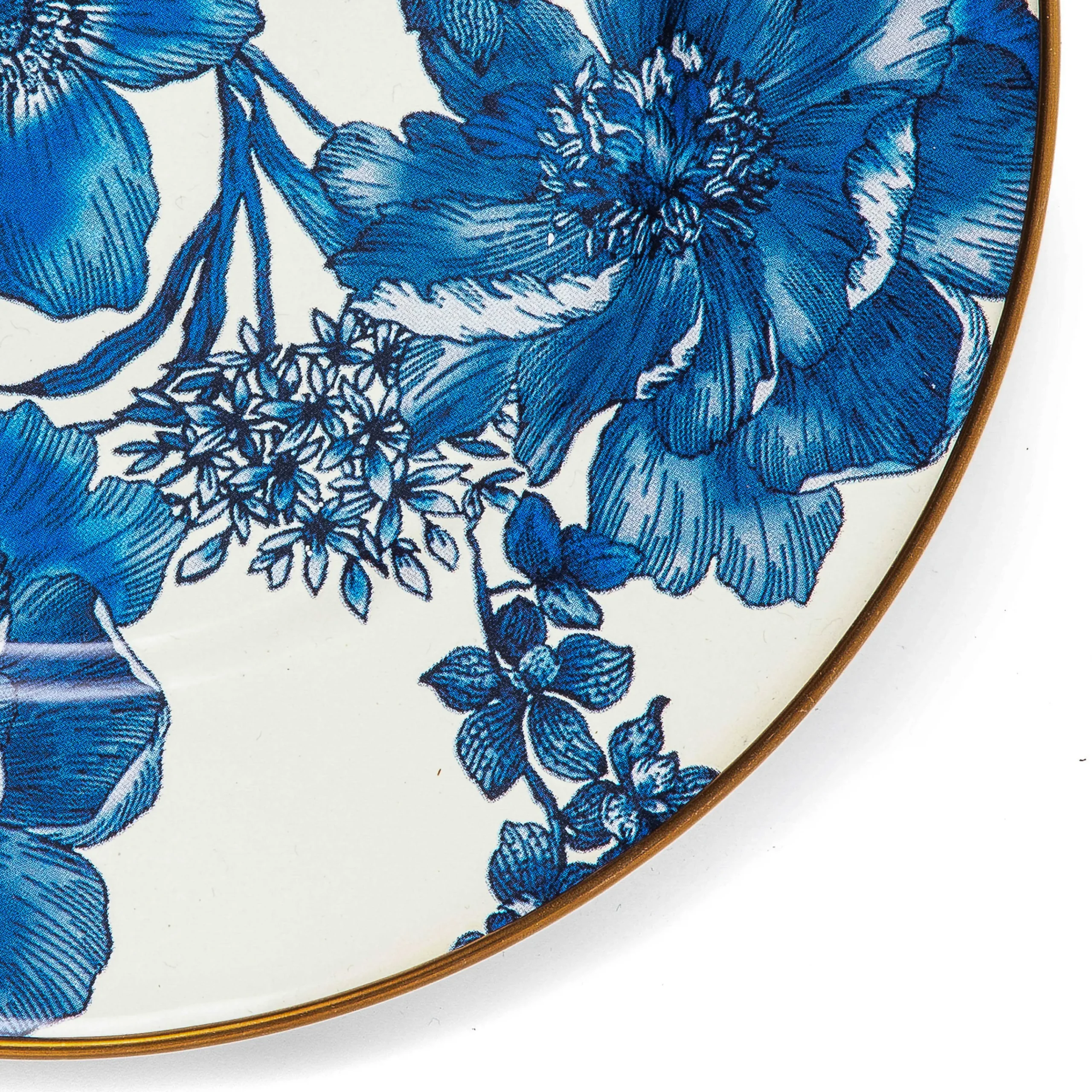 MacKenzie-Childs Spring|Dinnerware & Flatware<Royal English Garden Enamel Salad/Dessert Plate