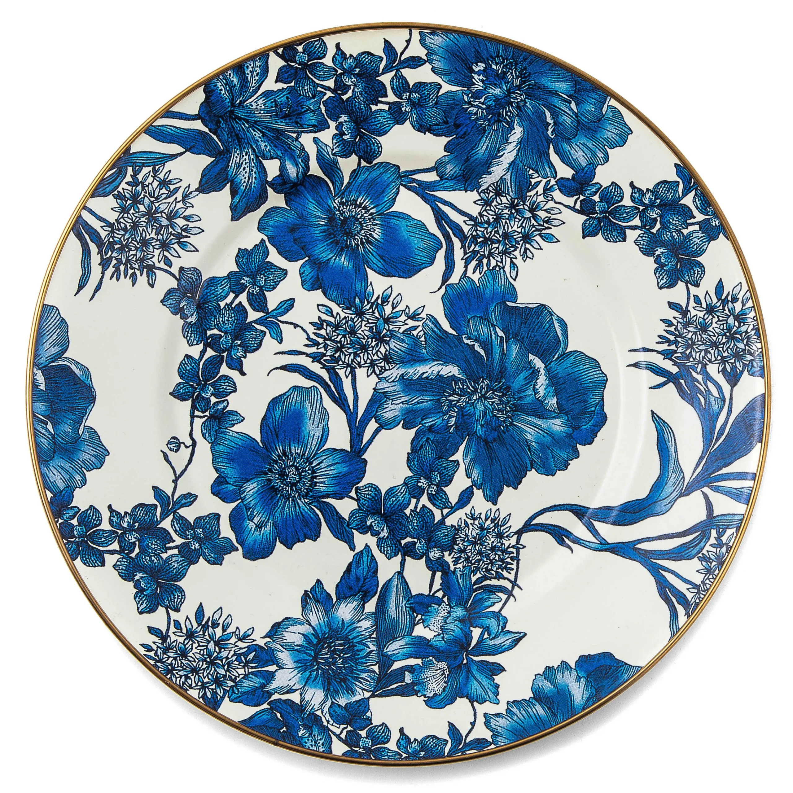 MacKenzie-Childs Spring|Dinnerware & Flatware<Royal English Garden Enamel Dinner Plate