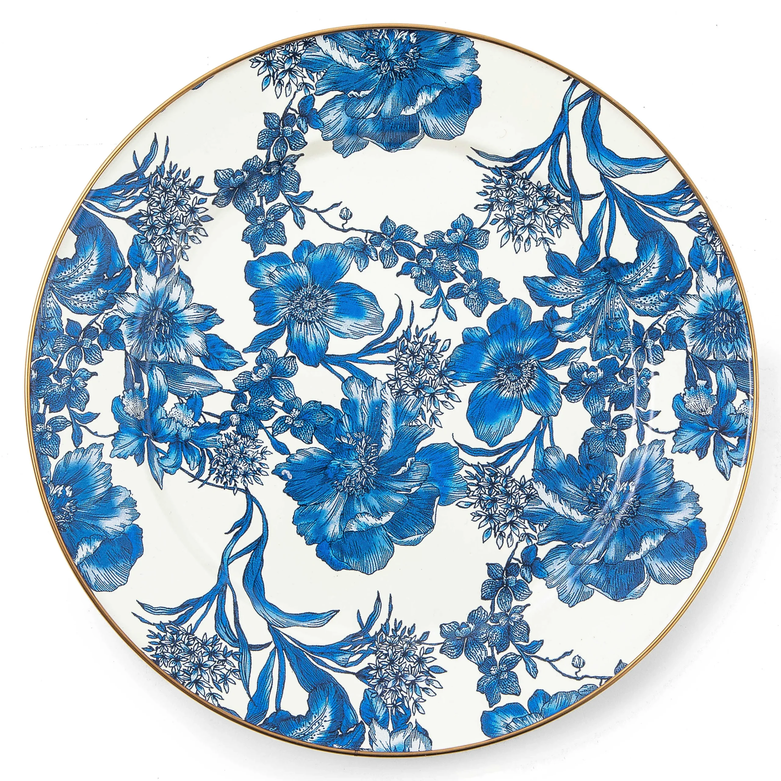 MacKenzie-Childs Spring|Dinnerware & Flatware<Royal English Garden Enamel Charger/Plate