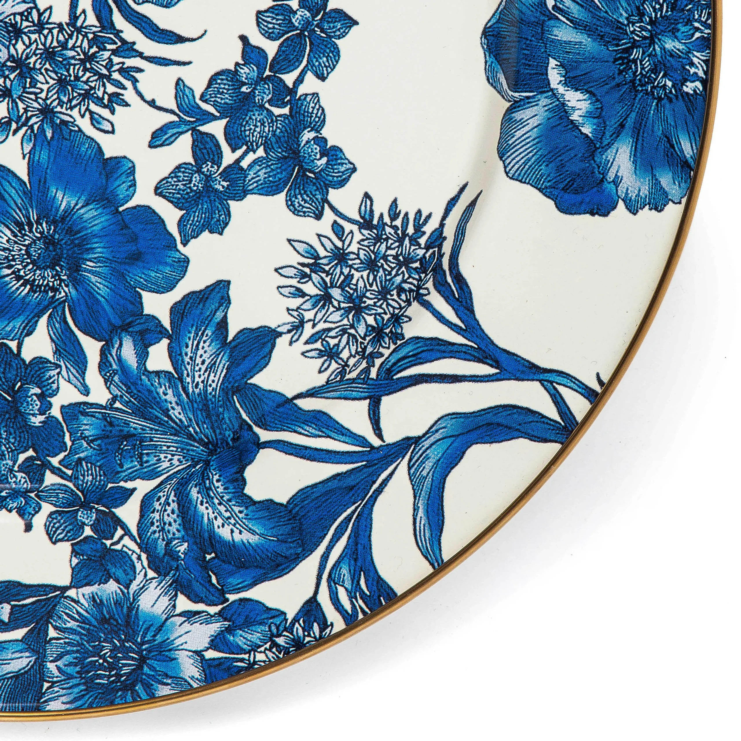 MacKenzie-Childs Spring|Dinnerware & Flatware<Royal English Garden Enamel Charger/Plate