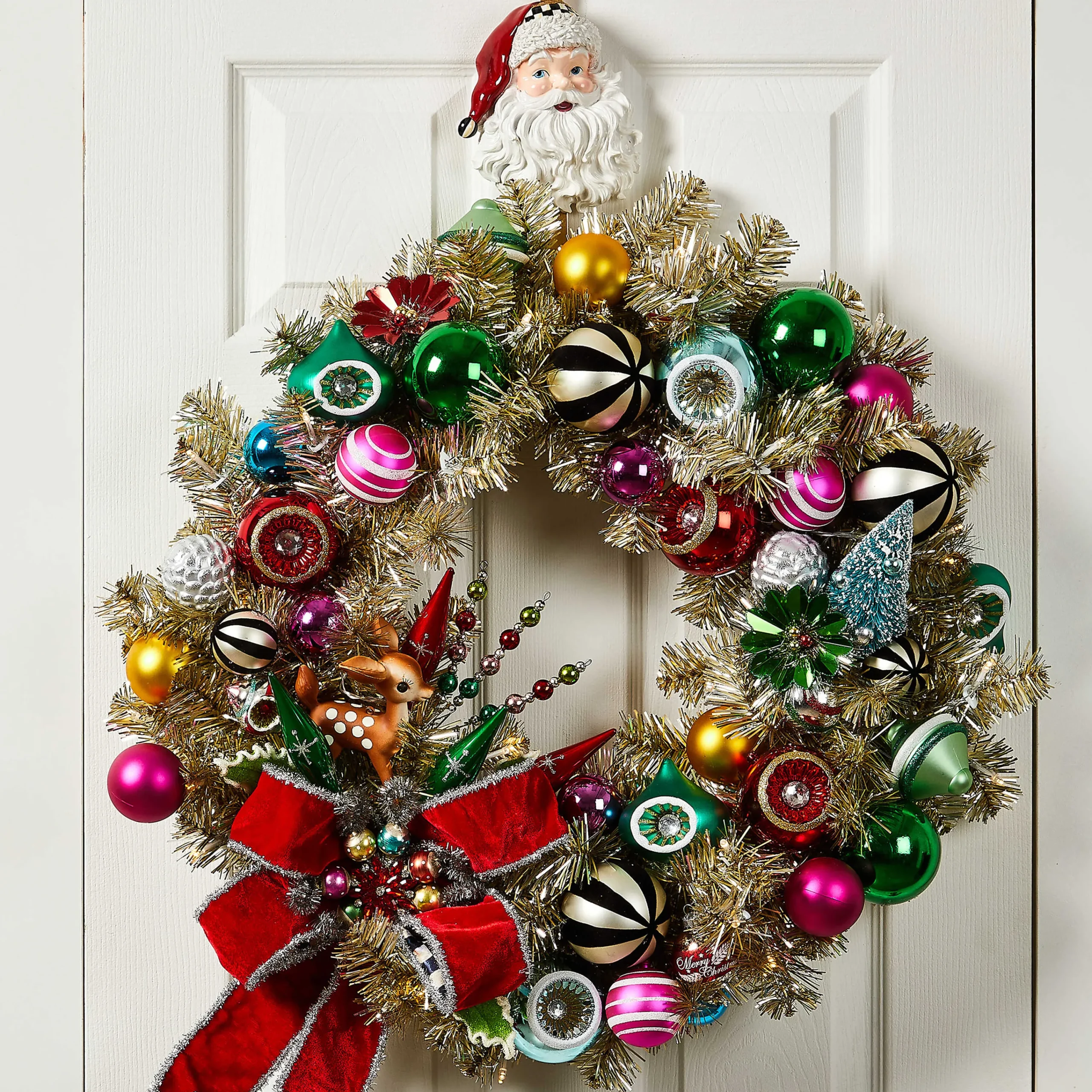MacKenzie-Childs Holiday|Finishing Touches<Santa Wreath Hanger