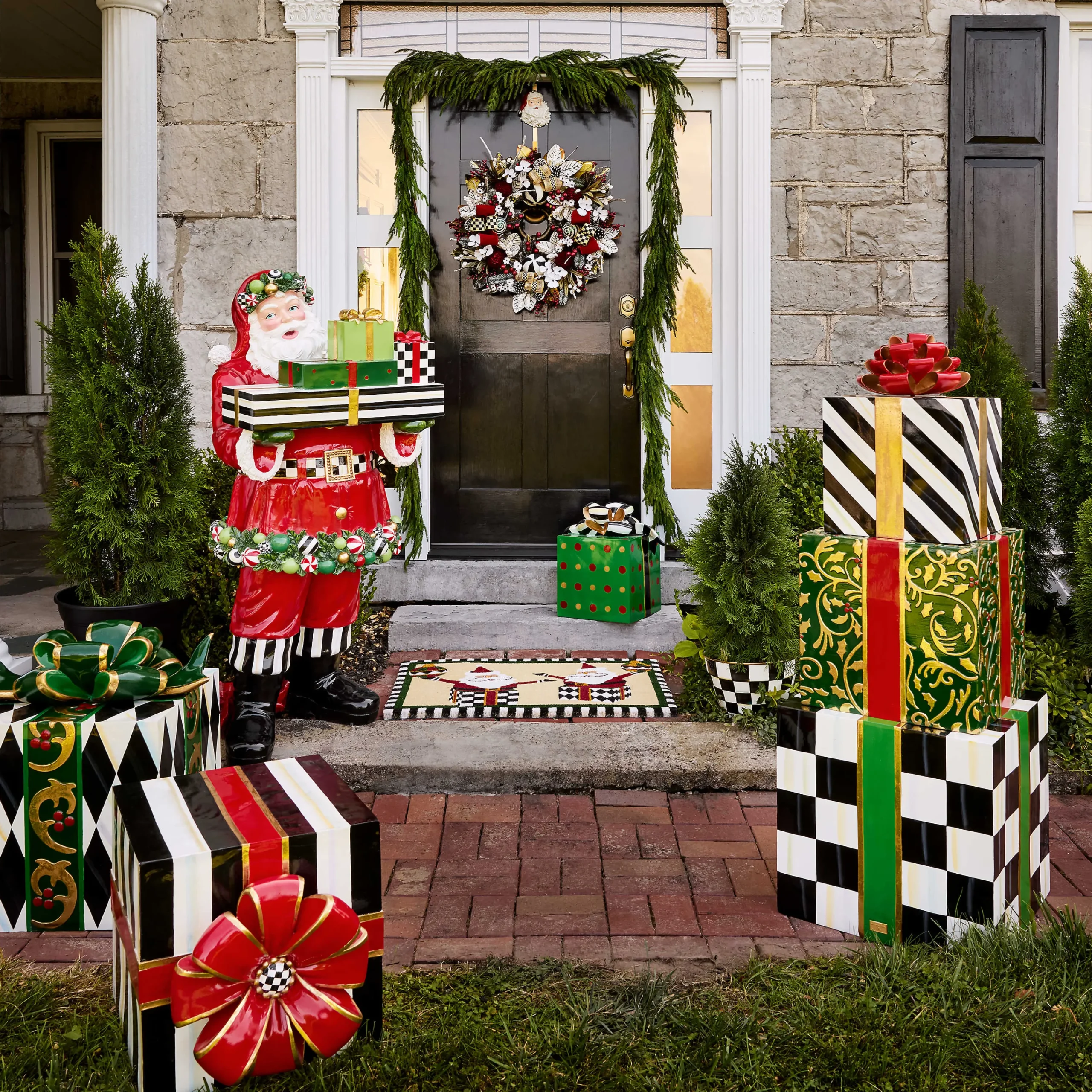 MacKenzie-Childs Holiday|Finishing Touches<Santa Wreath Hanger