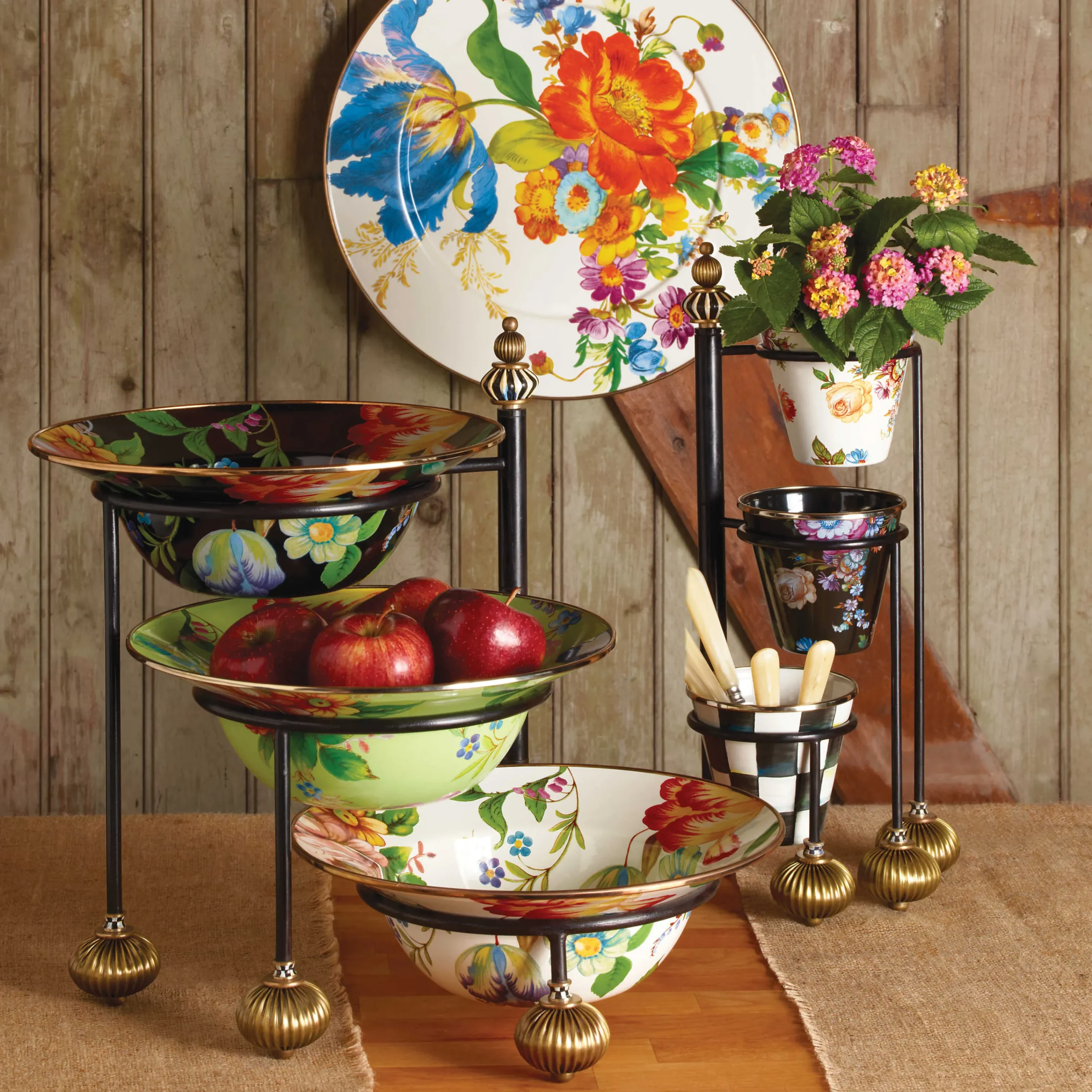 MacKenzie-Childs Table Accessories|Serveware<Serving Stand - Large