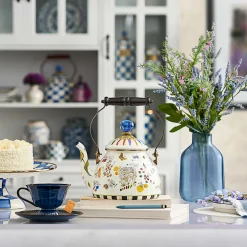 MacKenzie-Childs Fall Entertaining|Tea Kettles<Sketchbook 2 Quart Tea Kettle