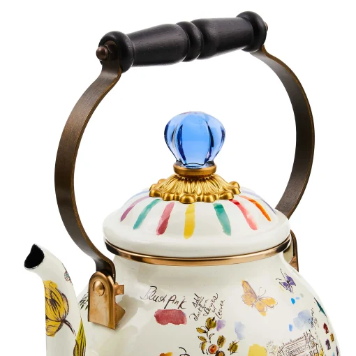 MacKenzie-Childs Fall Entertaining|Tea Kettles<Sketchbook 2 Quart Tea Kettle