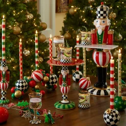 MacKenzie-Childs Holiday|Candles & Fragrances<Small  Large Dots Dinner Candles - Red  Green - Set of 2