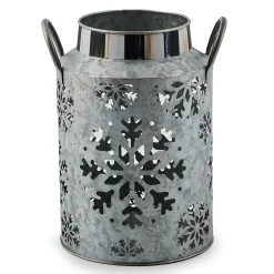 MacKenzie-Childs Outdoor<Snowflake Small Galvanized Metal Lantern