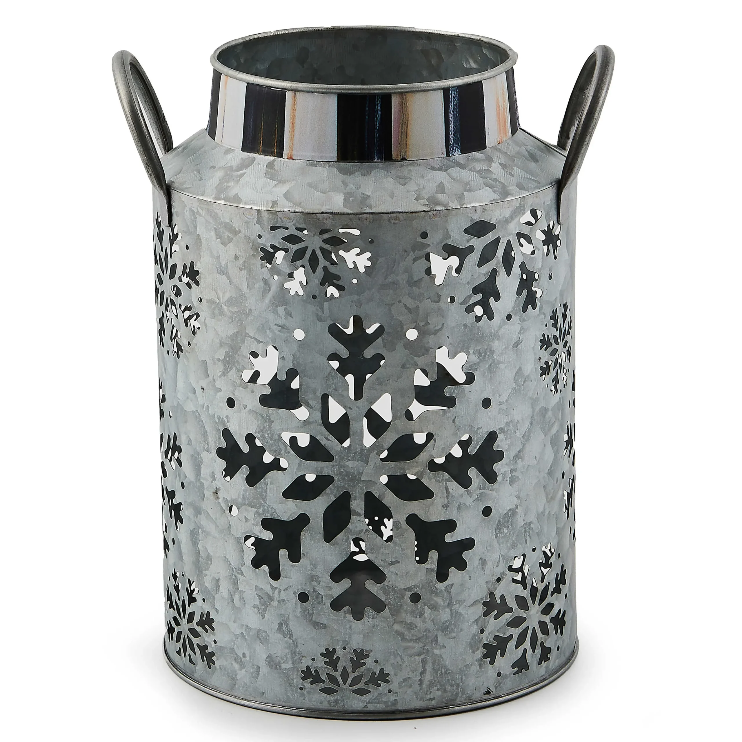 MacKenzie-Childs Outdoor<Snowflake Small Galvanized Metal Lantern