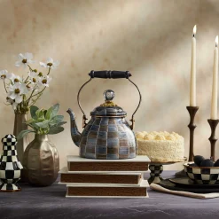 MacKenzie-Childs Fall Entertaining|Tea Kettles<Sophisticheck 2 Quart Tea Kettle