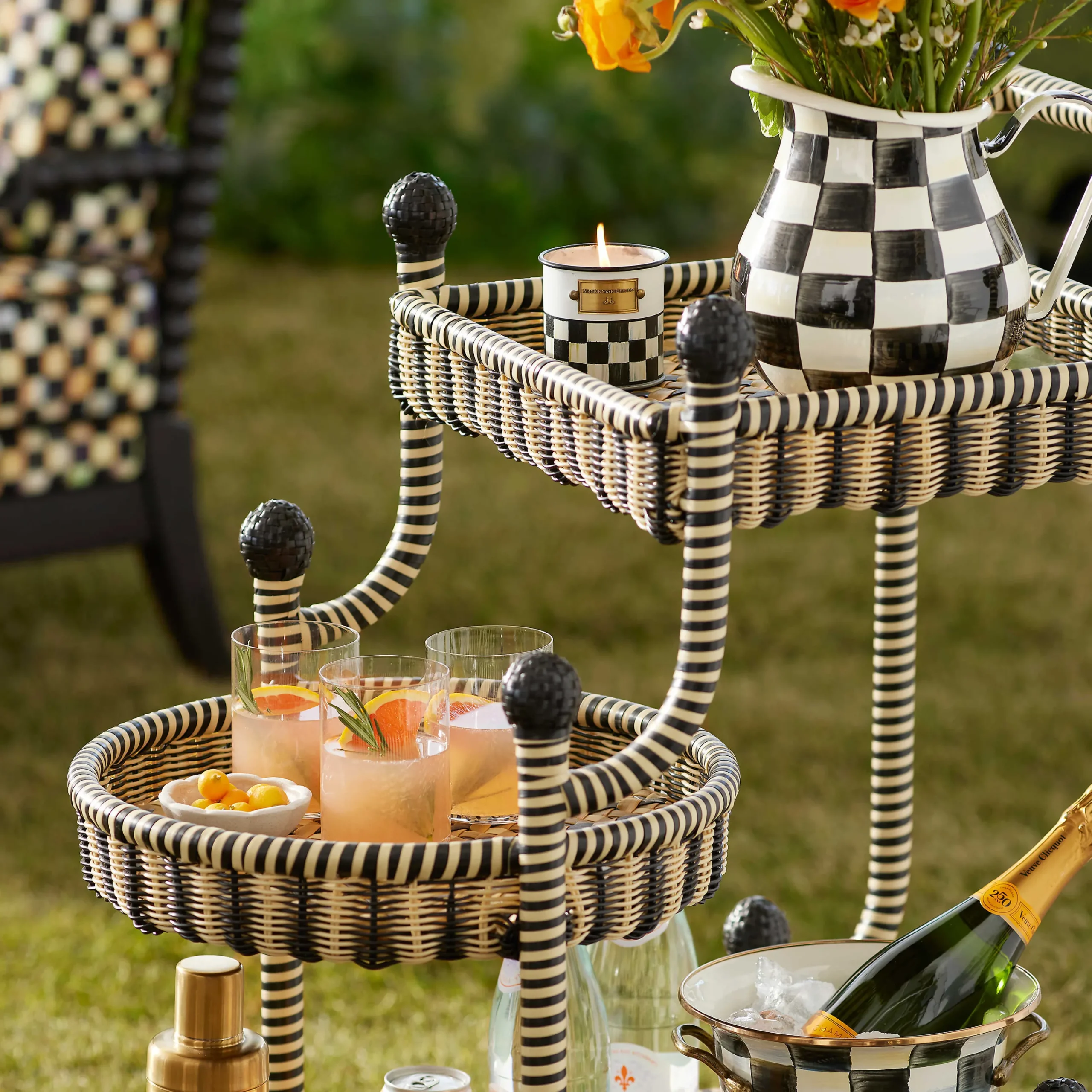 MacKenzie-Childs Candles & Fragrances|Outdoor<Spectator Small Citronella Candles, Set of 2