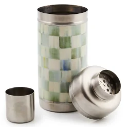 MacKenzie-Childs Fall Entertaining|Bar Entertaining<Sterling Check 3260 Cocktail Shaker