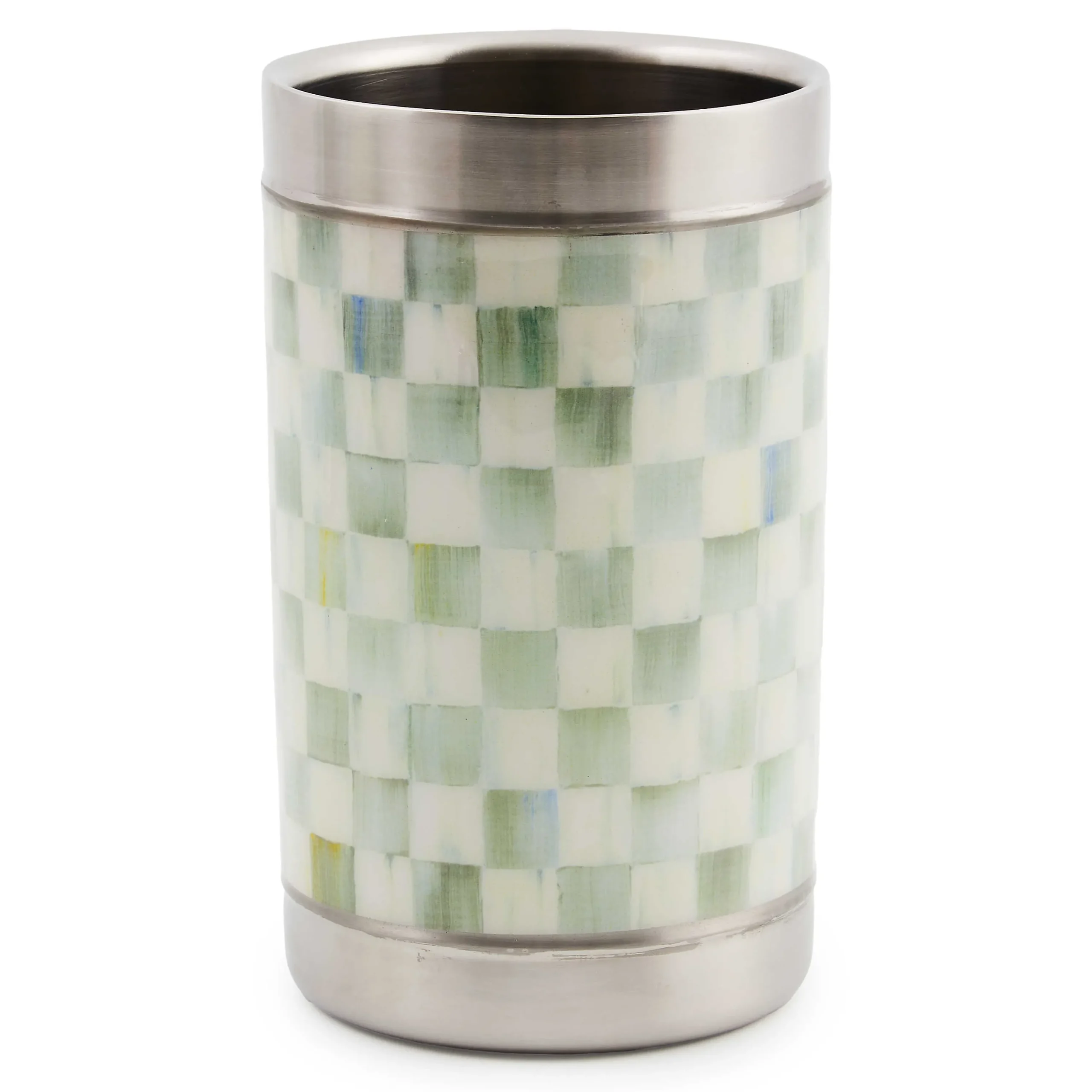 MacKenzie-Childs Fall Entertaining|Bar Entertaining<Sterling Check 3260 Wine Cooler
