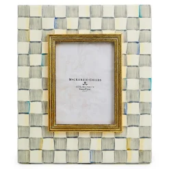 MacKenzie-Childs Room Accents<Sterling Check 5 x 7 Frame