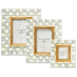 MacKenzie-Childs Room Accents<Sterling Check 5 x 7 Frame