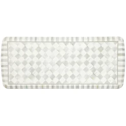 MacKenzie-Childs Rugs<Sterling Check 20 x 48 GelPro Comfort Mat
