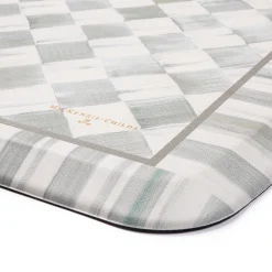 MacKenzie-Childs Rugs<Sterling Check 20 x 48 GelPro Comfort Mat
