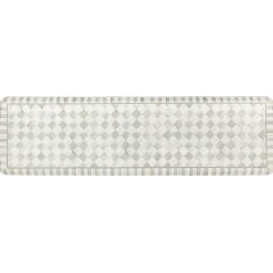 MacKenzie-Childs Rugs<Sterling Check 20 x 72 GelPro Comfort Mat