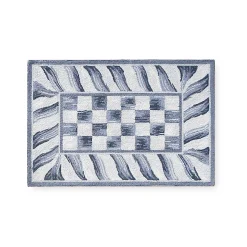 MacKenzie-Childs Rugs<Sterling Check 2' x 3' Rug