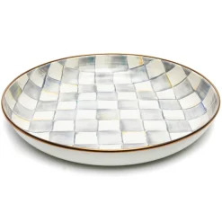 MacKenzie-Childs Serveware<Sterling Check Abundant Bowl