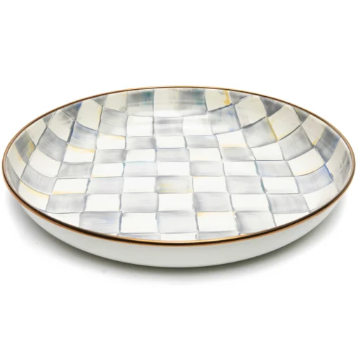 MacKenzie-Childs Serveware<Sterling Check Abundant Bowl