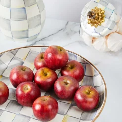 MacKenzie-Childs Serveware<Sterling Check Abundant Bowl