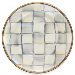 MacKenzie-Childs Bar Entertaining|Serveware<Sterling Check Appetizer Plates, Set of 4