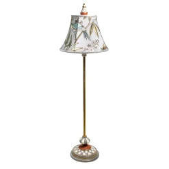 MacKenzie-Childs Lighting<Sterling Check Atelier Floor Lamp