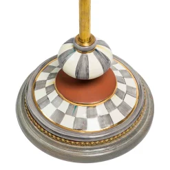 MacKenzie-Childs Lighting<Sterling Check Atelier Floor Lamp