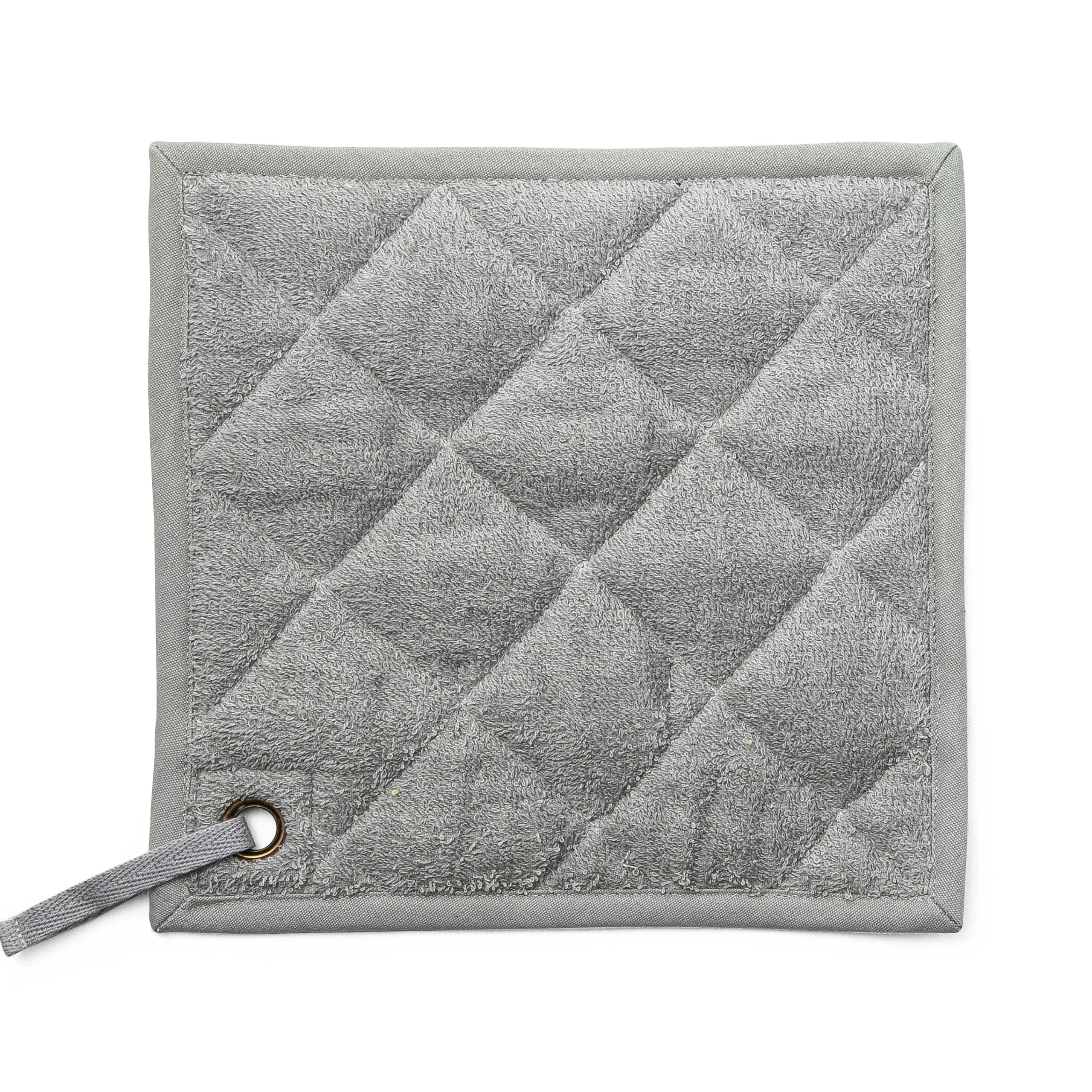 MacKenzie-Childs Fall Entertaining|Kitchen & Table Linens<Sterling Check Bistro Potholder