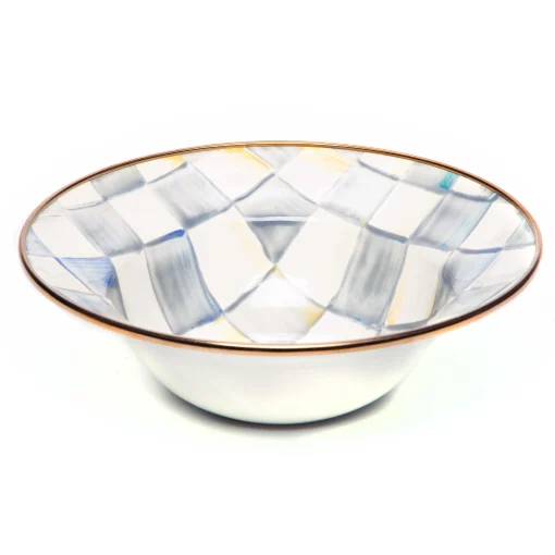 MacKenzie-Childs Dinnerware & Flatware<Sterling Check Breakfast Bowl