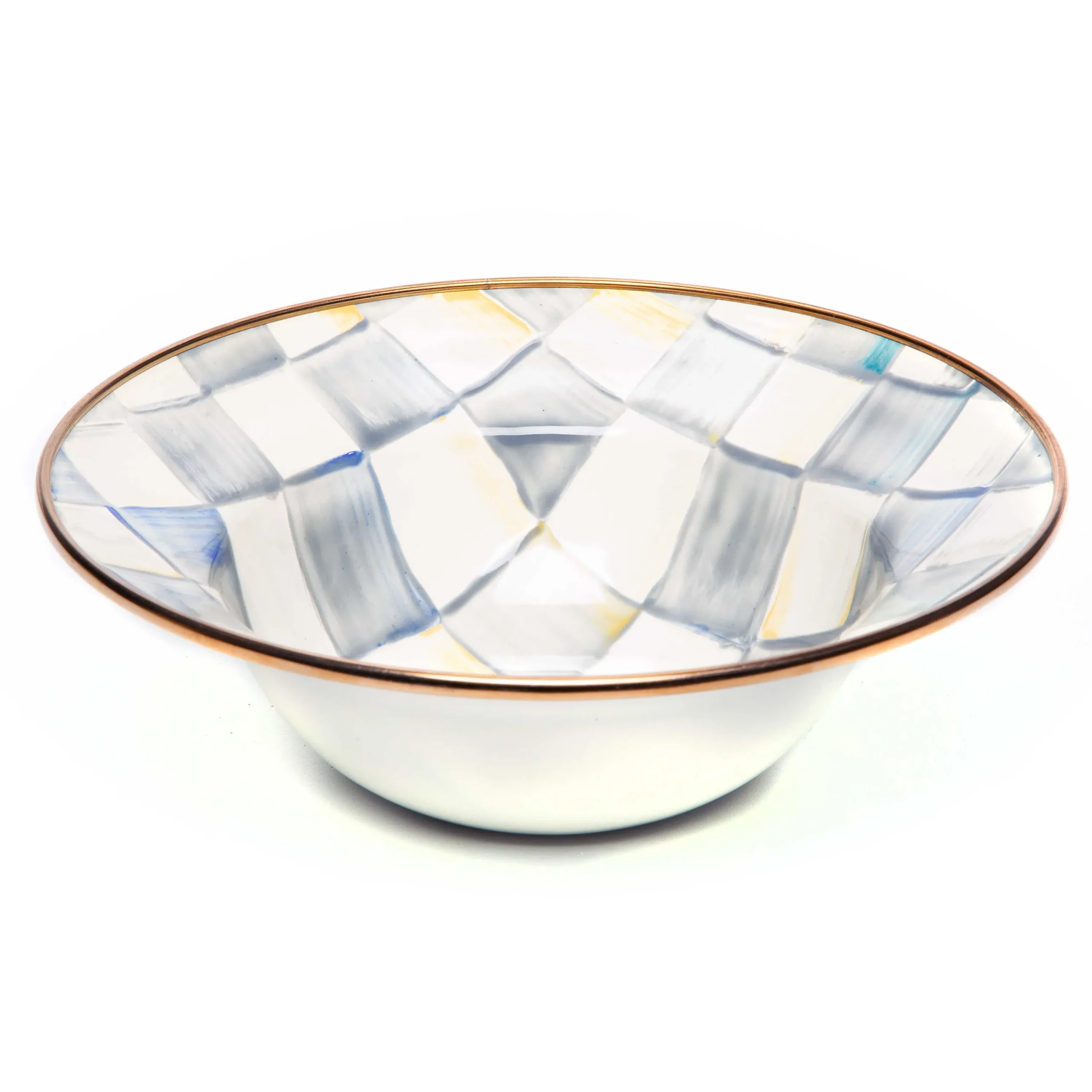 MacKenzie-Childs Dinnerware & Flatware<Sterling Check Breakfast Bowl
