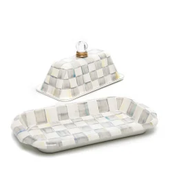 MacKenzie-Childs Fall Entertaining|Kitchen Utensils & Tools<Sterling Check Butter Box