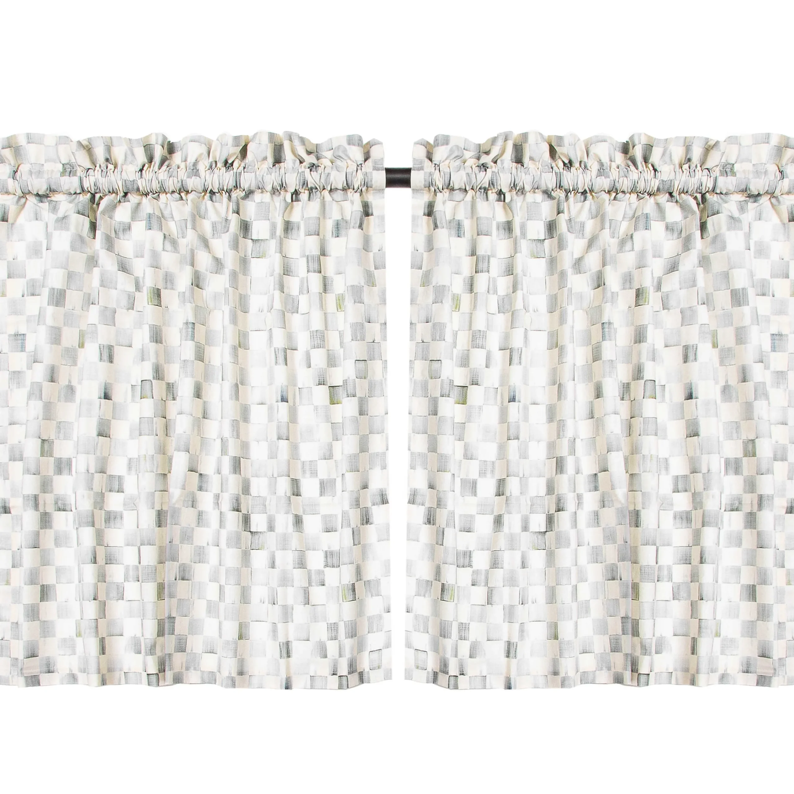 MacKenzie-Childs Room Accents<Sterling Check Cafe Curtains