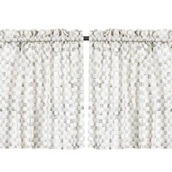 MacKenzie-Childs Room Accents<Sterling Check Cafe Curtains